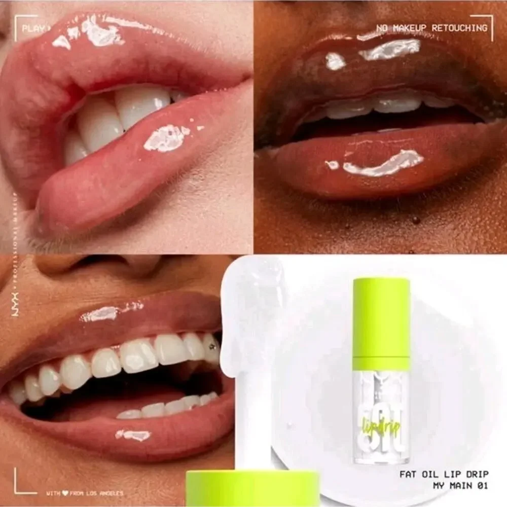 (Lot Of 3) NYX Fat Oil Lip Drip Lip Oil Gloss - MY MAIN - New & Sealed